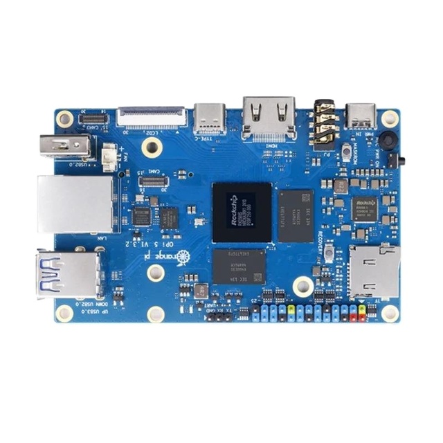 New Orange Pi 5 Single Board Computer 4GB RAM RK3588S PCIE Module Wifi6+BT5 SSD Orange Pi5 Demo Board Run Android Debian OS