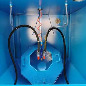 Cabine de sablage automatique à tambour pour petites pièces, sablage par lots pour bakélite - Product Image 5