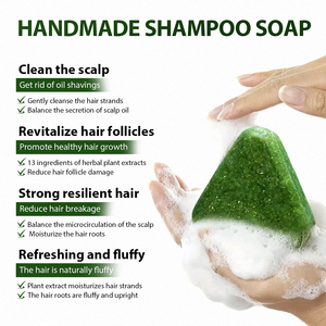 Shampoing Solide Naturel aux Herbes 120g en Gros – Soin Capillaire Artisanal aux Extraits Végétaux pour la Croissance et Contre la Chute des Cheveux – OEM - Product Image 4