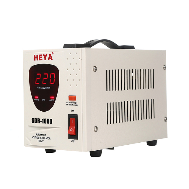 Automatic 220V AC Single-Phase 500VA/1KVA/2KVA/3KVA SDR Relay Type SVC Voltage Stabilizer Voltage Regulator