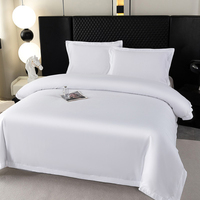 Ensemble de literie de style uni personnalisable, taille king, luxueux, 100% coton, pour hôtel