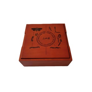 Caja de Regalo Cuadrada de Madera Hecha a Mano para Cordyceps, Empaque para Regalos de Negocios y Hogar YH0076 - Product Image 2