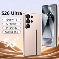 Teléfono Celular S26 Ultra Barato, Original, 16GB+1TB, Smartphone Android 15.0, 5G y GSM, Teléfono Móvil Inteligente para Juegos, Gran Venta