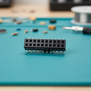 ซ็อกเก็ตบอร์ดต่อบอร์ด Samtec CLP-117-02-F-D SMT ระยะพิทช์ 2.00 มม. 34 ตำแหน่ง 2 แถว ชุบทอง แบบ Mezzanine Receptacle จากสหรัฐอเมริกา - Product Image 1