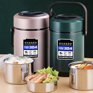 2L Vacuum <strong>Insulated</strong> <strong>Food</strong> Jar 304 Stainless Steel Thermal Lunch Box Large Capacity Double Wall <strong>Keep</strong> <strong>Food</strong> <strong>Hot</strong> Bento <strong>Container</strong> - Product Image 2