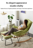 Canapé moderne simple pour adulte avec balcon Canapé paresseux imperméable et pliable pour la maison Chaise berçante Pouf Canapés pour les loisirs