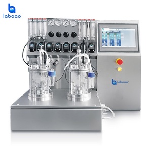 Laboao Mini <span class=keywords><strong>bioreactor</strong></span> giá nhiều song song tiệt trùng lên men Hệ thống kính <span class=keywords><strong>bioreactor</strong></span> - Product Image 2