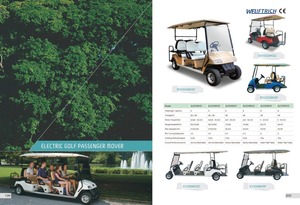 Carrito de Golf Eléctrico de 2+2 Plazas, Buggy Todoterreno para 4 Pasajeros, Weliftrich - Product Image 4