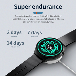 Valdus NFC Trò Chuyện GPT 1.55 Inch Màn Hình Amoled Thông Minh Đồng Hồ 250MAh GPS Đăng Bài Nhịp Tim Huyết Áp Hw6 Mini - Product Image 6