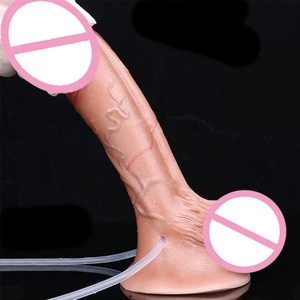 FAAK Inflatable Adjustable Size New Realistic <b>Dildos</b> Squirting <b>Dildo</b> Penis G-spot Large Anal Plug Female Masturbation Sex Toy - Product Image 2