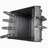 Châssis de soudage en acier au carbone et acier inoxydable de calibre lourd pour machines de terrassement, usinage CNC, brochage, personnalisation OEM