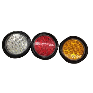 อะไหล่ระบบไฟรถบรรทุกคุณภาพสูง สีแดง เหลือง ขาว ไฟท้าย LED ทรงกลม 4 นิ้ว สำหรับรถบรรทุกและรถพ่วง ใช้ได้กับรถทั่วไป - Product Image 5