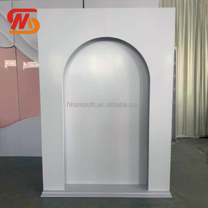 SMOOTH Factory Wholesale White Pvc Acrylic Backdrop Stand for Birthday Party Event Backdrop Wedding Decoration - Product Image 1