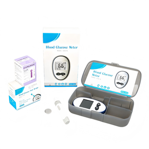 GLM-76 Auto-coding Hot <strong>Sale</strong> Blood Glucose Meter test Meter Kit with test Strips Lancets Portable Blood Glucose Meter - Product Image 6