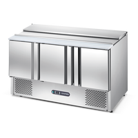 Fabricant de table de travail Banc de cuisine en acier inoxydable sous la table Coffre établi réfrigérateur congélateur pour aliments