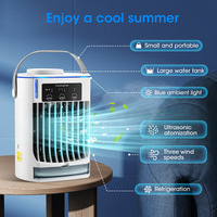 2024 Mini ventilateur de refroidisseur d'air Portable électrique et USB alimenté conditionneur de refroidissement par eau Ventilador bureau climatiseurs mobiles