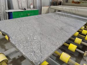 SH STONE <span class=keywords><strong>Dalle</strong></span> de granit gris de qualité supérieure Modèle poli gris fantaisie Application extérieure Pierre naturelle bon marché - Product Image 2
