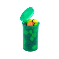 6 Dr 19 Dram Tamper Evident Pop Top flacon bouteille sérigraphié anti-odeurs conteneur pour médicaments et pilules