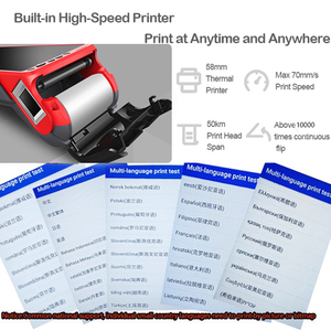 Máy tính tiền di động cầm tay 4G Android 11 lõi tứ tích hợp in hóa đơn Z100 - Product Image 3