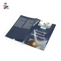 Brochure de catalogue de produits numérique OEM, reliure agrafée, avec spécifications et manuel, impression papier avec pelliculage mat-brillant