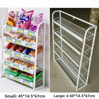 Vente directe d'usine comptoir de caisse petite étagère supermarché boisson nécessités quotidiennes médecine présentoir avec étiquettes de prix