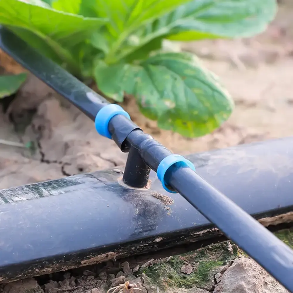 Fita de irrigação por gotejamento com espaçamento de 15 cm, 1 hectare, 16 mm de diâmetro, 0.2 mm de espessura da parede, torneira de gotejamento