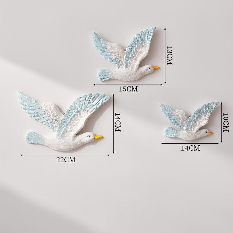 Nouveau Seagull coloré en grand, moyen et petit
