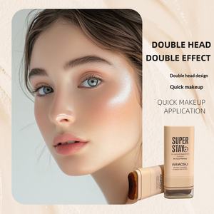 Bâton de fond de teint double embout, longue tenue, anti-transfert, correcteur, contrôle du sébum, hydratant, régulier - Product Image 2