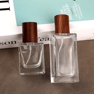 <b>Empty</b> Small Luxury Square Perfume <b>Bottle</b> 30ml 50ml Fragrance Oil Black Red Pink Orange Blue White <b>Spray</b> Perfume Glass <b>Bottle</b> - Product Image 4