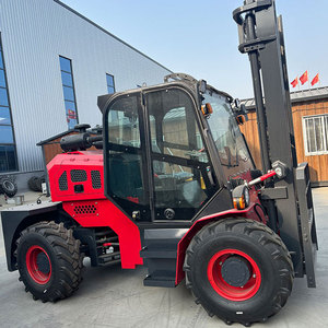 <span class=keywords><strong>Recrutement</strong></span> mondial de concessionnaires : Chariot élévateur articulé 4x4 tout-terrain diesel hydraulique de 3,5 tonnes à petit rayon de braquage pour tous les terrains accidentés - Product Image 1