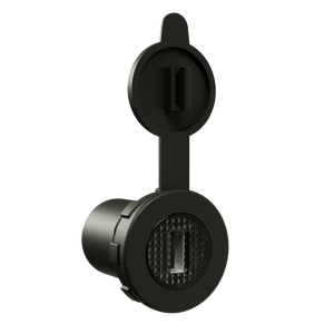 ที่ชาร์จในรถแบบช่องเสียบ USB คู่ปลั๊กไฟ12V 24V กันน้ำพร้อมพอร์ต USB สำหรับรถยนต์โวลต์มิเตอร์แบบดิจิตอล - Product Image 2