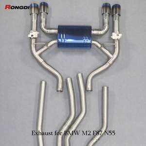 Système d'échappement Valvetronic pour BMW M2C F87 N55 2016~2019, titane, échappement sport avec soupape à vide - Product Image 2