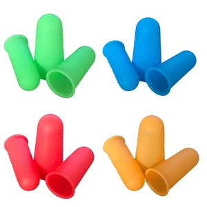 Anti Slip Silicone Finger Protectors Heat Resistant For Electronic Operation Medium Large Small Size Multicolor - Product Image 5