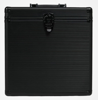 Boîtier d'enregistrement personnalisable ODM Aluminium LP 12 \ "avec stockage en vinyle Caractéristiques de transport