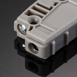 Adjustable Plastic Cabinet <b>Hanging</b> <b>Brackets</b> With Concealed Covers For Kitchen Cupboard Easy Installation White And Gray - Product Image 3