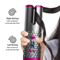 Bigoudis Cheveux Électrique Automatique Bigoudi Fer Lcd PTC Sécurité OEM. ODM. LOGO. Emballage Rouleau à friser Styler CE ROHS FCC