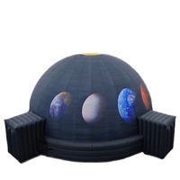 Dôme de projection gonflable portable, projecteur d'étoiles, planétarium pour fêtes et événements, matériau Oxford avec accessoire souffleur