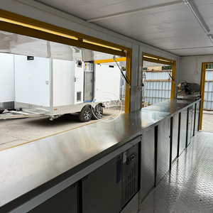 Contenitore per alimenti autotrasporto camion cibo rimorchio Catering <span class=keywords><strong>Container</strong></span> Pop-up ristoranti <span class=keywords><strong>Container</strong></span> di spedizione - Product Image 6
