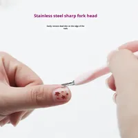 Alat Pengelupas Profesional 2-in-1 untuk Kulit Mati dan Penghilang Keratin untuk Perawatan Kuku dan Manikur