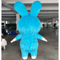 Costumes gonflables de mascotte lapin doux et mignon pour adultes, parfaits pour le cosplay et la location événementielle