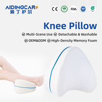 Coussin de siège 100 % polyester en mousse à mémoire de forme ergonomique, housse amovible et lavable pour soulager la pression et les douleurs sciatiques (vente en gros)