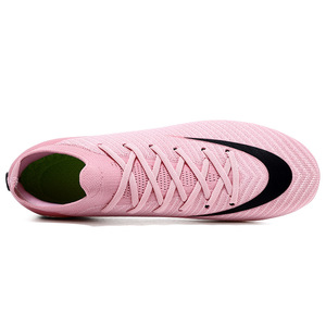 Nuevas zapatillas de fútbol transfronterizas para niños y niñas, transpirables, con tacos largos, para entrenamiento en césped artificial. - Product Image 5