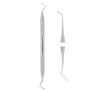 Instrument de remplissage manuel pour détartreur dentaire, pointe taille 1/1, manche solide 4,25 pouces, en acier, certifié CE Classe I - Product Image 3