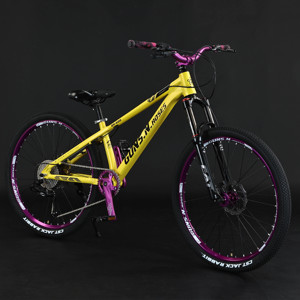 Vélo de montagne tout-terrain 26 pouces, cadre en alliage durable, changement de vitesse fluide et système de frein à disque - Product Image 1
