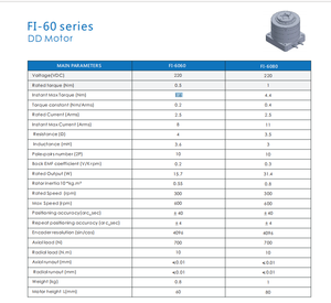 Motor DD de Alta Precisión con Eje de 60 mm y Accionamiento Directo de Alto Torque para Máquinas Láser - Product Image 2