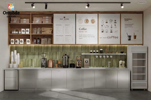 Exhibidor Personalizado para Quiosco de Café |   Mostrador y Vitrina para Cafetería Premium |   Solución Integral para Equipamiento de Tiendas - Product Image 3