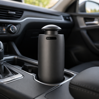 Diffuseur sans eau silencieux portable en alliage d'aluminium de luxe avec contrôle par bouton, rechargeable Type-C 2000 mAh, pour voiture, hôtel, maison, spa