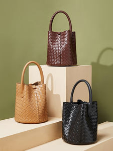 Borsa a tracolla a secchiello intrecciato da donna con borsa a tracolla personalizzata all'ingrosso, contattaci per il <span class=keywords><strong>catalogo</strong></span> 5A - Product Image 4
