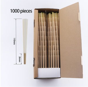 Coffret de Cones en Papier à Rouler de Qualité Alimentaire Rawa <span class=keywords><strong>Rizlas</strong></span> Blanc Naturel Marron avec Logo Personnalisé Coloré 84/98/109 - Product Image 4