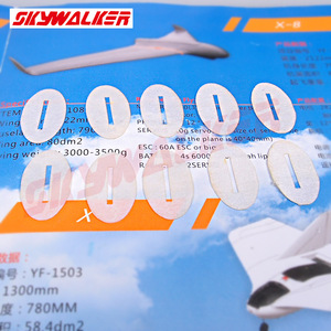 Skywalker <b>Rc</b> Airplane Hinge 15x25mm Plastic Joint For Wing Flap <b>Control</b> Surface - Product Image 2